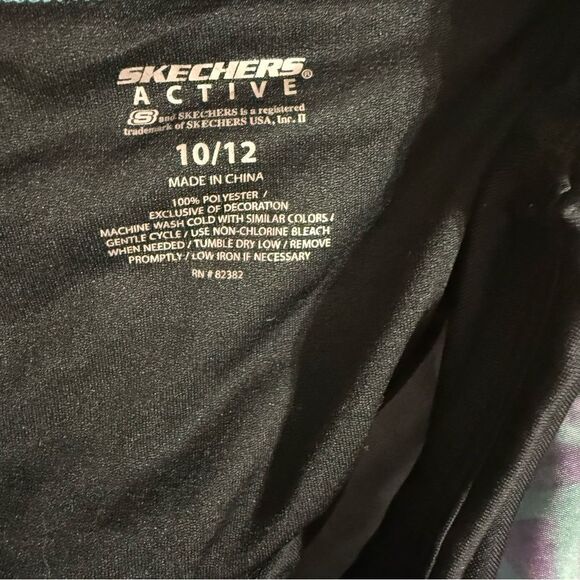 Skechers Blue and Purple Athletic Shorts with Quick-Dry Fabric - Picture 3 of 4